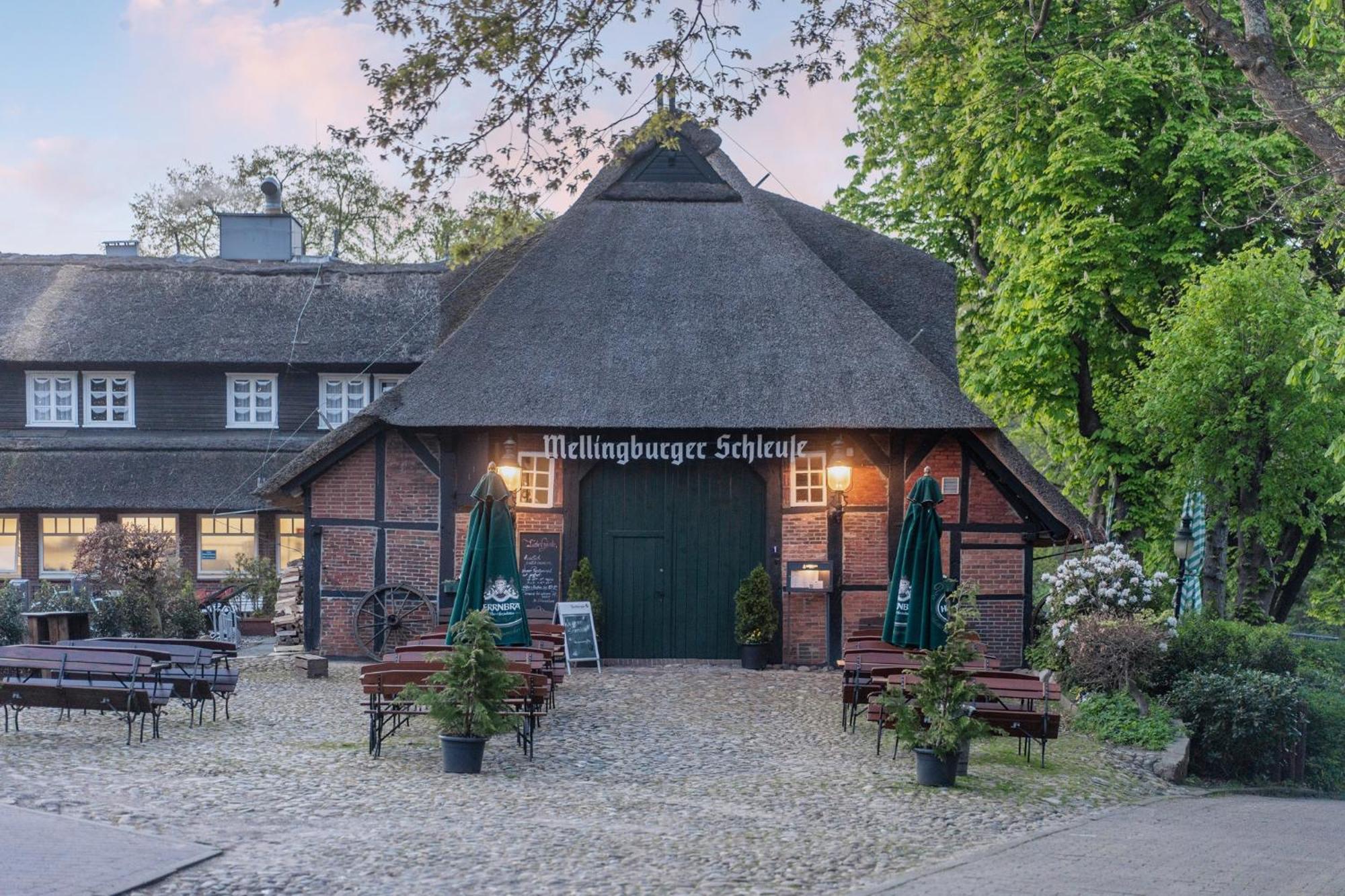 Kleinhuis Hotel Mellingburger Schleuse Hamburg Dış mekan fotoğraf